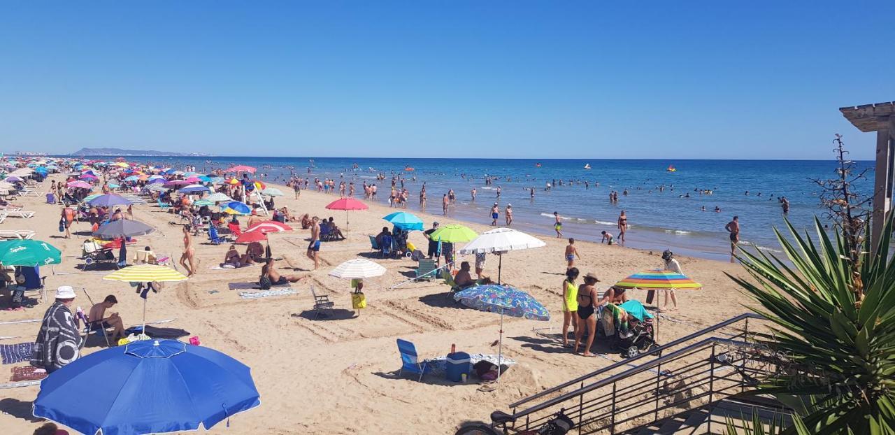 Apartmento De 3 Habitaciones Con Vistas Al Mar Playa de Gandia Exteriör bild