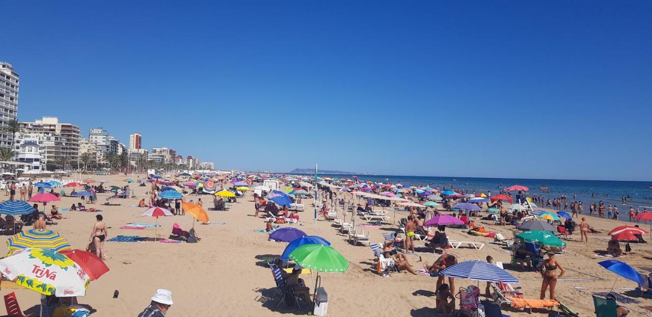 Apartmento De 3 Habitaciones Con Vistas Al Mar Playa de Gandia Exteriör bild
